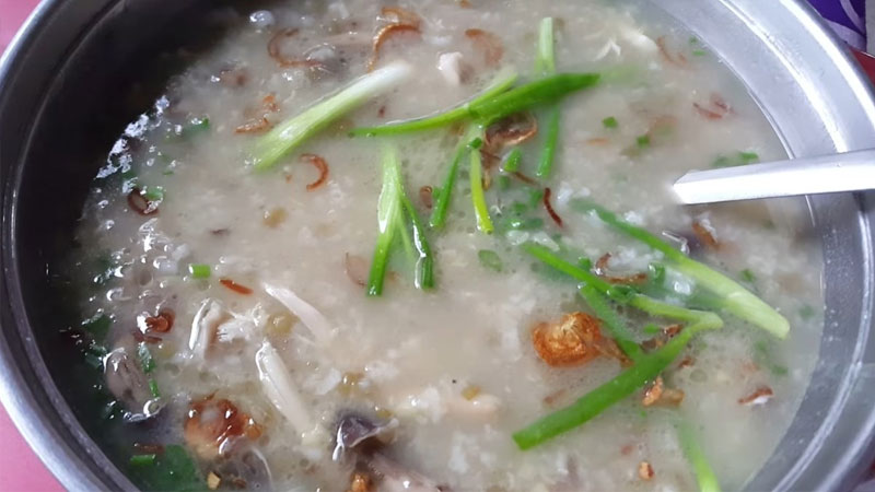 Nấm mối nấu cháoNấm mối nấu cháo