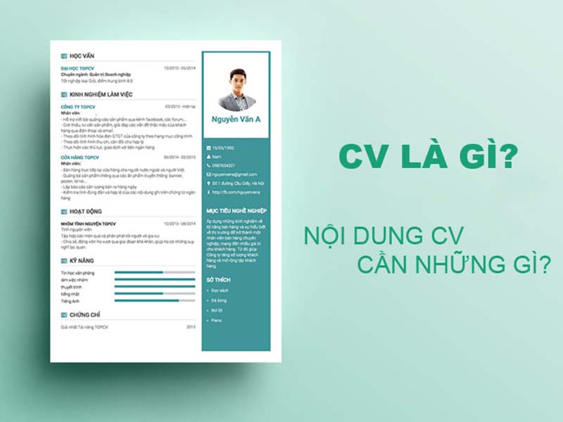 cv xin việc là gì